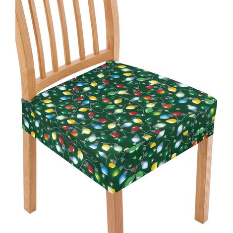 Housse De Chaise - Pour Chaises À Dossier - Extensible - Polyester Et Spandex - Convient Pour Salle À Manger Cuisine Salon - Lot De 4 (1/5)