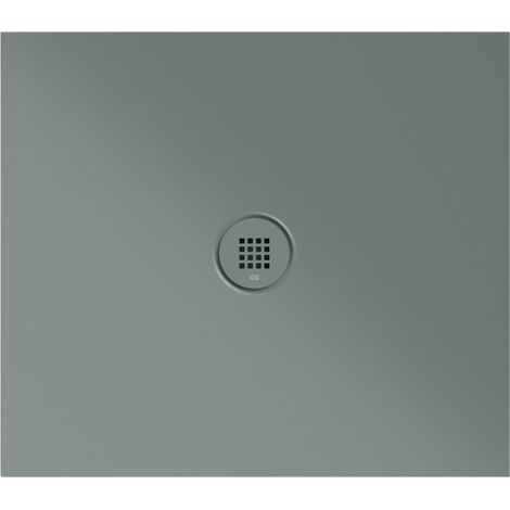 Receveur de douche rectangulaire en céramique 80x70x2cm, blanc mat