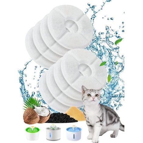 Fontaine Solaire, DIY 2.5W Solaire Flottant Extérieur Fontaine, Nouveau Pompe Bassin Solaire avec 8 Buses & 3M Câble Solar Fountain pour Bain d'oiseaux Aquarium Jardin (1/4)