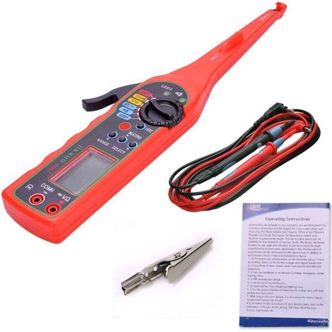 Multimètre portable pour tester les circuits automatiques des véhicules intelligents et multimètre pour la réparation   automobile