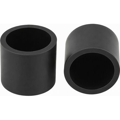 Capuchon de protection en silicone souple noir, capuchon de tube diamètre intérieur 130 mm résistant à la chaleur pour gros tube