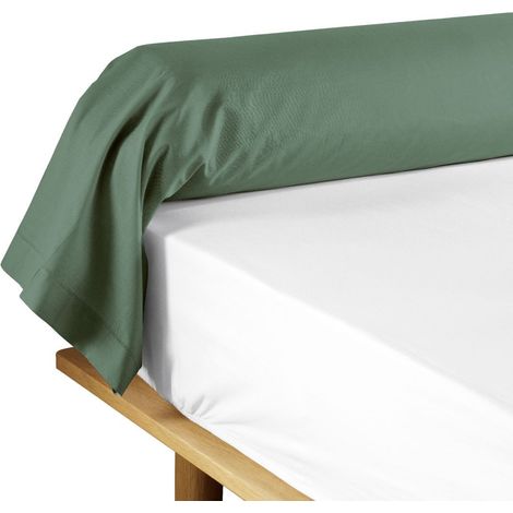 Taie de Traversin "Lina" 85x185cm Vert Cèdre
