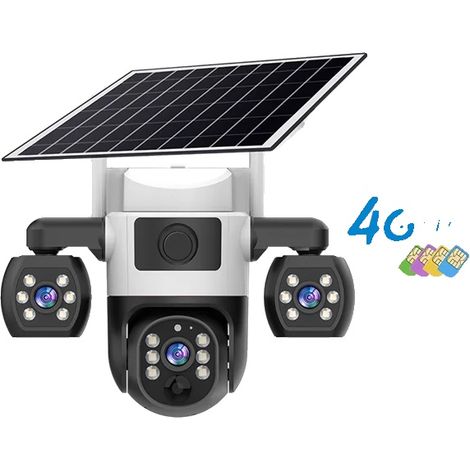 Cámara IP, resolución de 12 MP, conectividad 4G, solo cámara 4G (1/2)