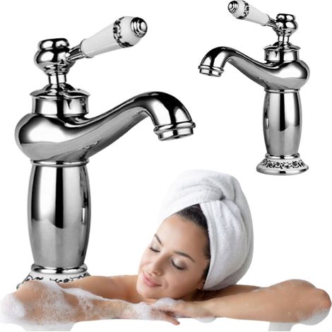 PALOMA CROMADO SEM-1107 GRAFIADOR DE LAVABO RETRO (1/5)
