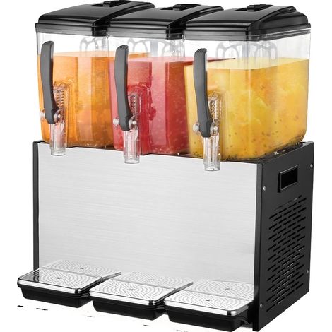 Distributore di bevande commerciale, grande capacità, raffreddamento efficiente, 3 x 12L (1/2)
