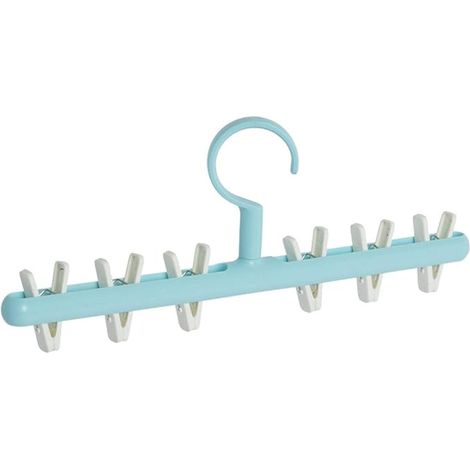 Cintre séchage balcon Coupe vent bleu Pour chaussettes