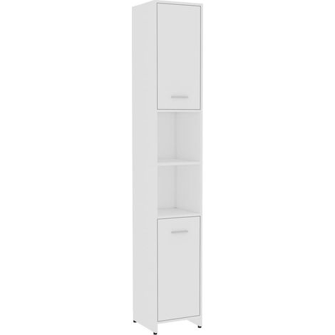 Armoire de salle de bain Blanc 30x30x183,5 2 (1/5)