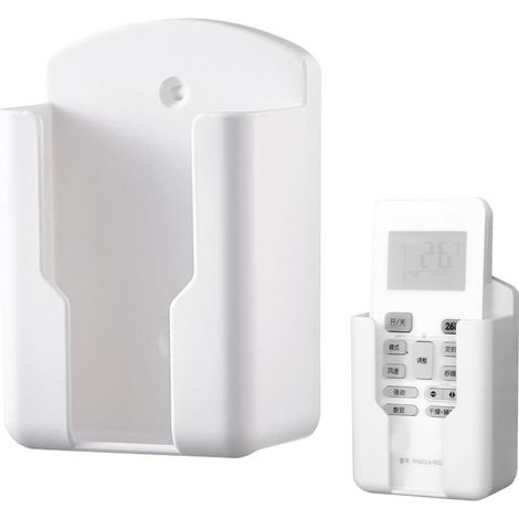 Rangement pour télécommandes Boîte de auto-adhésive suspendue , petite poche appareils électroniques