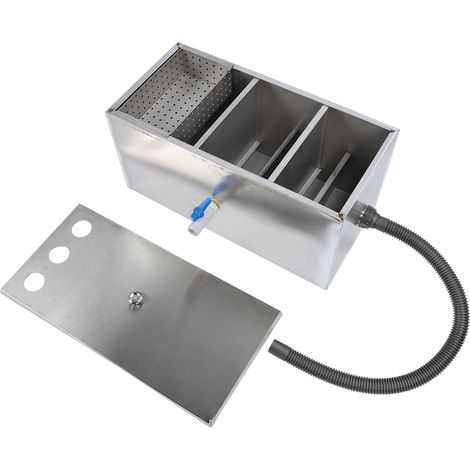 Intercepteur de graisse Commercial, piège en acier inoxydable 600X300mm pour cuisine et Restaurant (1/5)