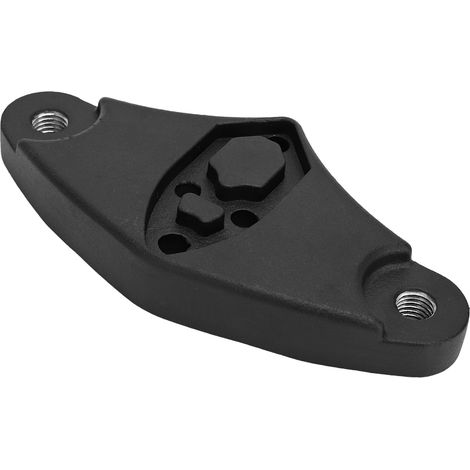 Plaque de montage de suspension avant pour trottinette électrique 10 pouces, plaque de montage universelle en alliage d'aluminium avec amortisseur, compatible avec M4 (1/5)