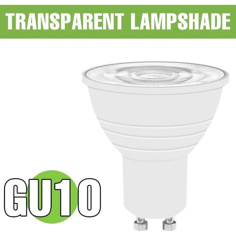 Lampes de croissance pour plantes Ampoules pour lustre GU5.3 220V (GU10 transparentes, blanc froid, 7 W) pour salon et chambre à coucher, éclairage doux. (1/5)