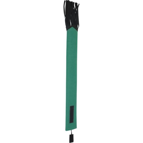 Sac de protection pour queue de cheval en tissu non tissé imperméable et respirant avec franges vertes (1/5)