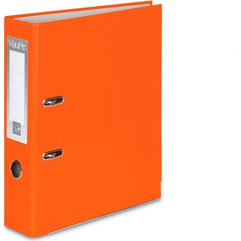 Raccoglitore Vaupe VP arancione formato A4/7 cm con accessori. (1/4)