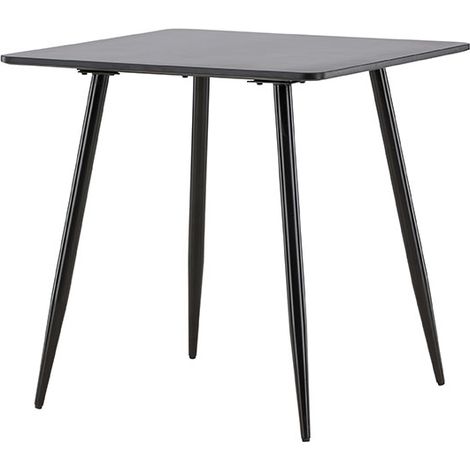 Polar table de salle à manger 75x75 cm noir. (1/5)