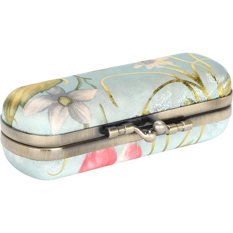 Matériel pour fabriquer soi-même un rouge à lèvres, boîte d'emballage brodée, coffret cadeau à motif floral style rétro, boîte de rangement pour rouge à lèvres (1/5)