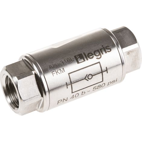 Clapet antiretour en Acier inoxydable Legris 4890 13 13 G 1/4" ( Prix pour 1 ) (1/3)