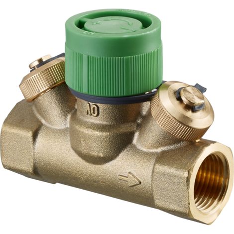 OVENTROP Valvola di regolazione ad alta portata Hycocon HTZ PN 16, DN 25, filettatura interna, Kvs: 3.6, 1068568