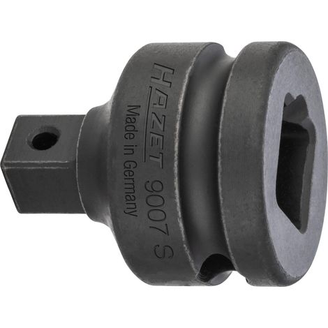 Riduzione 9007S ∙ Attacco quadro, cavo, 1/2 di pollice (12,5 mm) ∙ Attacco quadro, massiccio, 3/8 di pollice (10 mm) ∙ Lunghezza: 37 mm