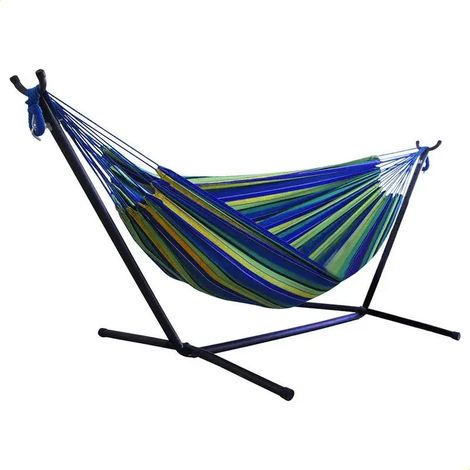 Hamaca double en toile lit de camp portable pour lextrieur (1/5)
