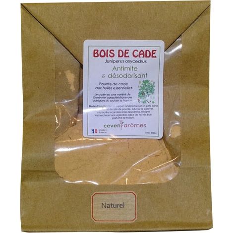 CEVEN AROMES - Poudre de cade naturel sachet 40g