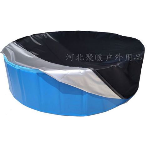 Housse de piscine ronde - Résistante aux UV Imperméable 190T - Protection spa extérieur - 200x30cm (1/5)