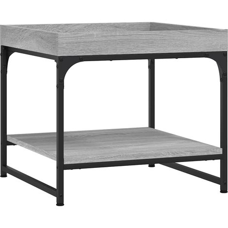 Maison Exclusive - Couchtisch Grau Sonoma 49,5x49,5x45 cm Holzwer