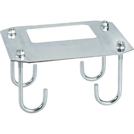 Piastra di fondo in metallo 4 tiranti per corpo barriera B614 FAAC 490183