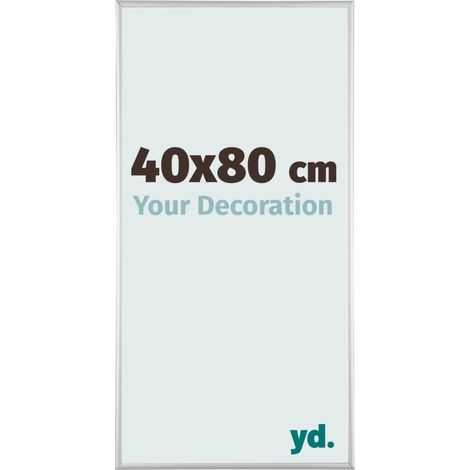 yd. - Cadre photo 40x80 - Argent Mat - Aluminium - Kent