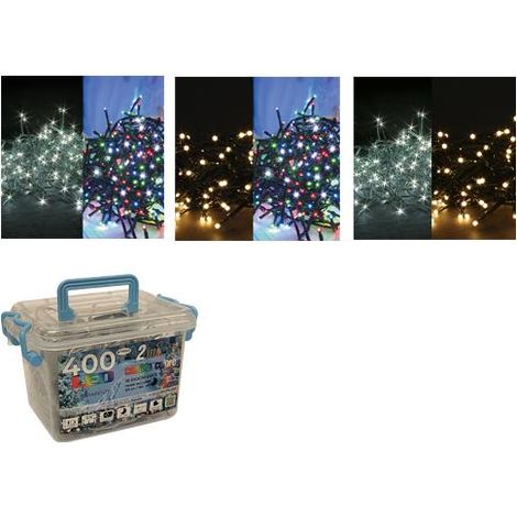 LUCI NATALE 400 LED 2IN1 BIAN-MULT-20555