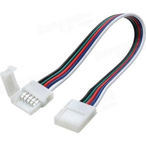 Conector de esquina flexible sin soldadura para cinta RGBW 12V