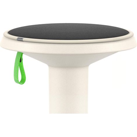 Coussin d'assise - Coussin de chaise particulièrement confortable idéal pour tabourets, chaises, bancs et sols - Tabouret de bureau (ECO noir profond) (1/5)