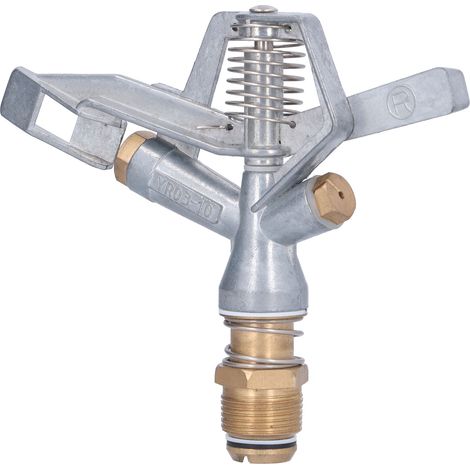 G3/4 Außengewinde-Sprinklerdüse aus Zinklegierung für Garten, Rasen und Landwirtschaft (1/5)