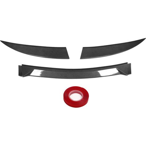Kit 3 pièces spoiler arrière carbone style sportif remplacement Tesla Model 3 2017-2023 (1/5)