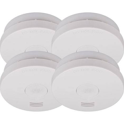 Brennenstuhl Detector de humo blanco Set 4 unidades (1/4)