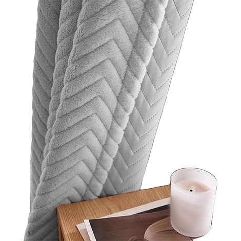 Tenda isolante ad alta resistenza, fonoassorbente, grigio-b, 55x96 pollici (1/2)