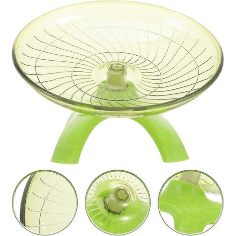 Roue d'exercice pour hamsters avec un jouet volant et une soucoupe volante (1/4)
