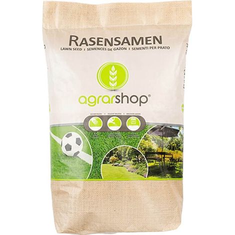 Graines à gazon pour zone sèche 10 kg Graines d’herbe Gazon Graines Pelouse de sport Gazons de jeu