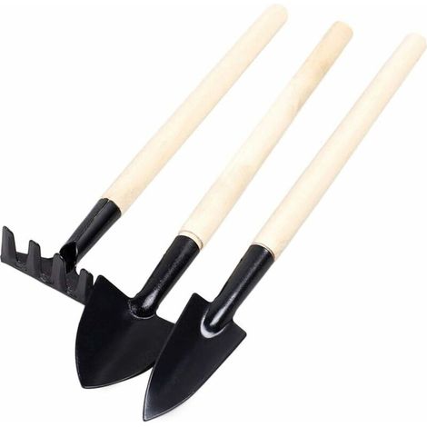 Kit de jardinage pour mini pelle 3 pièces (1/5)