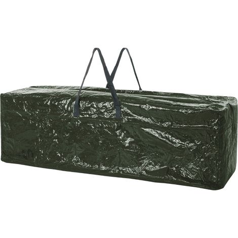 Borsa per Albero Natale decorazioni natalizie in PE manici e cerniera 140x43x47 STI