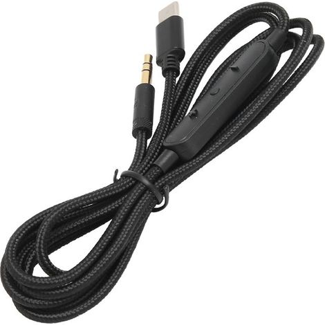 Cable de audio para auriculares TuseRxln Tipo C a 3 Tipo C USB C a 3,5 mm Reemplaza el cable de los auriculares con un micrófono y control