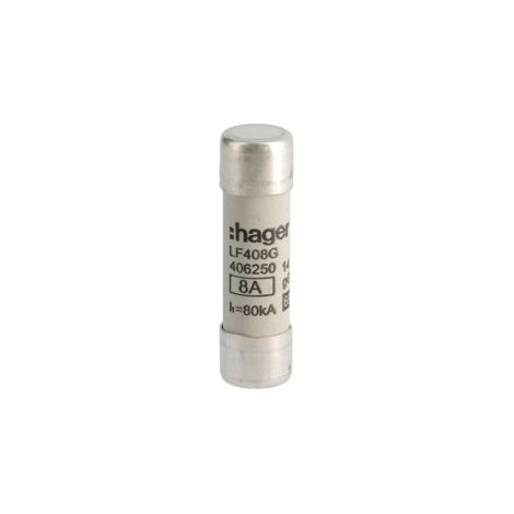 Cartouche fus.14x51 gG 8A - HAGER LF408G (1/2)
