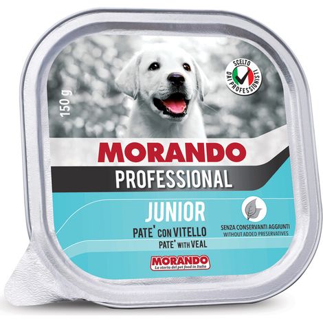 CIBO CANE MORANDO VSC 150 G VITELLO- 22,0 pz