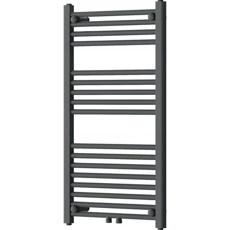 Radiador secatoallas eléctrico 370W 90x50x3cm, Gris (1/4)
