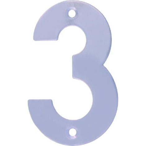 Numéro 3 en acier inoxydable 10 cm 6771 ami (1/5)