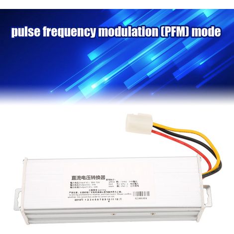 Convertisseur d'alimentation abaisseur de tension DC 36V/48V/60V/72V vers 24V 10A 240W (1/5)