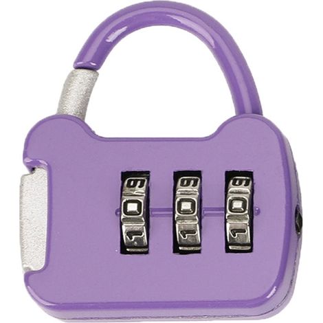 Mini Cadenas À Combinaison 3 Chiffres - Résistant Aux Intempéries - Pour Valises Et Casiers - 1 Pièce (1/5)