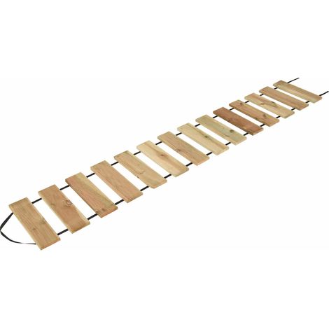 Deckingrolle Natur 50 x 300 cm Imprägniertes Kiefernholz vidaXL