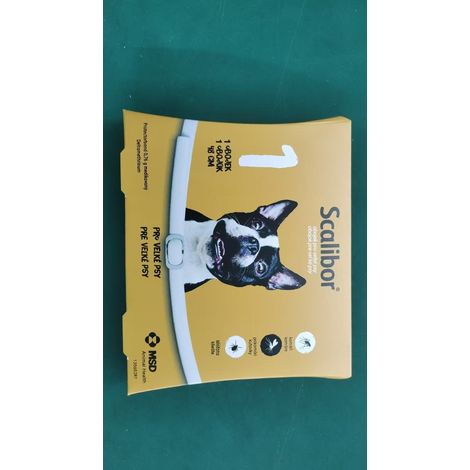 Nouveau collier anti-puces et anti-tiques Scalibor pour chiens et chats - Langue néerlandaise, 48 cm pour petits chiens (1/4)