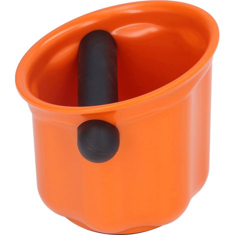 Kunststoffbehälter für Kaffeesatz, Auffangbehälter für Kaffeereste, kleine und große Größen, Zubehör für Kaffeemaschinen, Orangenmarmeladen-Kaffeesatzbox (1/5)