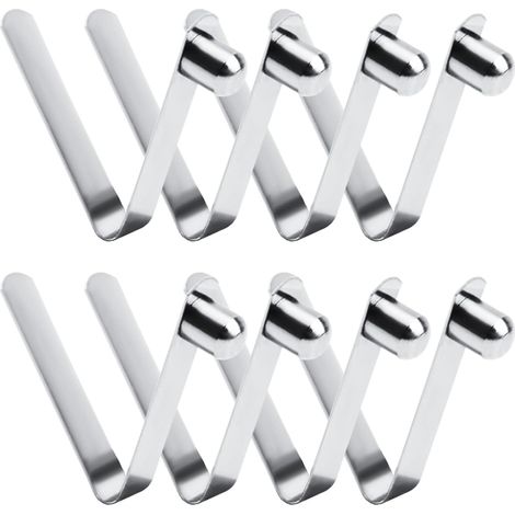 8pcs Spring Clips, 8mm Kayak Spring Clips, Stainless Steel Push Button Spring for Camping Paddle Tent Pole